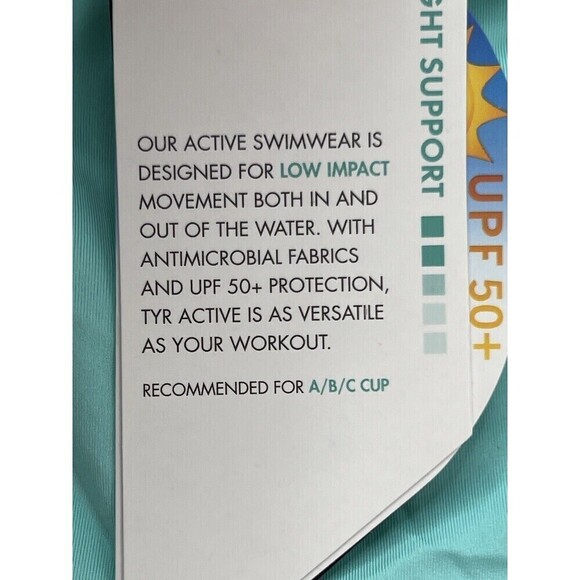 NWT TYR Tankini Swim Top Womens XS (0/2) Light Support Gray/Mint Lavare Shea - Picture 13 of 15